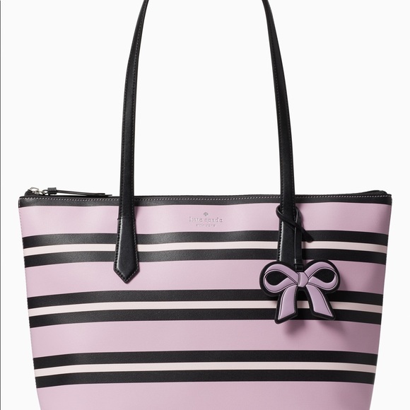 ❤️❤️NWT KATE SPADE BOW CHARM TOTE❤️❤️ - Picture 6 of 9